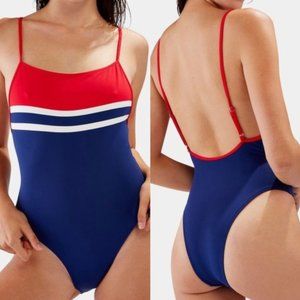 NWT SOLID STRIPED Chelsea one piece-Captain White